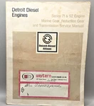 Detroit Diesel Engines (series 71 & 92 Engine) Allison - Car 1978 Manual. Fixed Price $20.00.