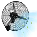 Industrial Wall Mount Fan 12974CFM High Velocity Metal 30'' Speed Airflow. Fixed Price $89.99.