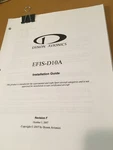 Dynon EFIS-D10A Installation Manual. Fixed Price $85.83.