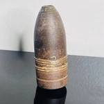 Antique French Projectile Casing Trench Art. Fixed Price $109.95.
