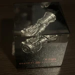 General Electric 700 Turboshaft Engine Paperweight Floating Acrylic 2 Cube. Fixed Price $50.00.