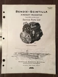 Bendix SF4R And SF4L Magneto Parts List Manual. Fixed Price $105.27.