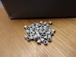 (QTY.48) Sps 10-32 Aluminum Nut Anodized 12 Pt. Drive Aviation NAS4445DD06 Usa. Fixed Price $10.80.