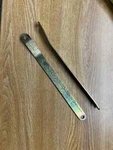 Nos Pair Of Continental Throttle Support Brackets, Pn 654024, Ll. Fixed Price $35.00.