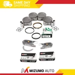 Pistons Main Rod Bearings Fit 00-06 Nissan Sentra 1.8L Dohc QG18DE 16V. Fixed Price $199.95.