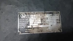 Avco Lycoming Model 0-320-A2A Aircraft/airplane Motor/engine Data Tag/plate Only. Fixed Price $374.95.