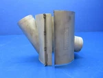 Early Cessna 210 Hanlon & Wilson Lh Muffler Shroud P/n 1250200-2 (0125-1446). Fixed Price $325.00.