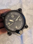 Waltham Watch Co 228099 Jewel A-7 Aircraft Clock Glow Numbers Hands. Fixed Price $525.00.