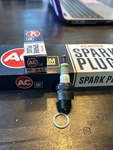 Gm Acniter R46 Spark Plugs Of 8 Nos Oem Vintage Boxed 1971 Green Stripes. Fixed Price $29.95.