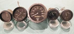 Vintage Scca Race Used Stewart Warner Guages Speedometer Fuel Water Oil Amp. Fixed Price $1299.95.