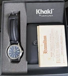 Hamilton Khaki Field Automatic Ref. H875134M 1994 Japan Full Set + Mag-lite Nos. Fixed Price $650.00.