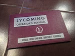 Lycoming IGSO-540-B1A Engine Operator's Manual. Fixed Price $63.67.