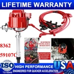Distributor + Hei Spark Plug Wires Kit For Small / Big Block Chevy V8 Engine Us. Fixed Price $88.69.