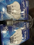 Boxes (6 Clear Bulb) Simply Home Forty Watt Light Bulbs A19 120V 1000 Hrs. Fixed Price $29.99.