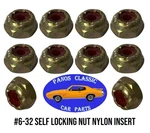 #6-32 Self Locking Nut Nylon Insert Cadmium Plated Steel MS21044N06 10PCS #911. Fixed Price $9.44.