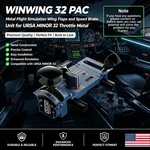 Winwing 32 Pac Metal Flight Simulation Flaps And Speed Brake Unit For Ursa. Fixed Price $225.99.