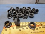 24) MS21042L6 Self-locking Hex Nuts 3/8"-24 Black Steel Aircraft. Fixed Price $45.00.