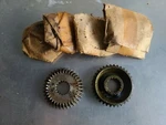 Lot Of 6 1/2" Pratt & Whitney Steel Gears. Fixed Price $14.99.