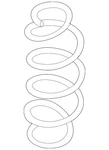 Genuine Nissan Coil Spring 55020-6SB2B. Fixed Price $80.22.