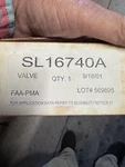 Lycoming Exhaust Valve, Sl 16740A, New Part. Fixed Price $350.00.