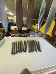 10 Push Tube Shrouds, Lycoming O290, With Rods. Fixed Price $125.00.