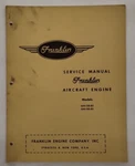 Franklin Aircraft Engine Models 6A4-150-B3/6A4-165-B3 Service Manual-original. Fixed Price $43.70.