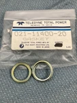 QTY2 New Teledyne 021-11400-20 Gasket Supersedes 0187-6032. Fixed Price $16.91.