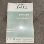 Piper 1963 Colt PA-22-108 Owners Handbook. Fixed Price $24.75.