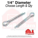 1/4" Steel Extended Prong Cotter Pin Zinc Clear (choose Length & Quantity). Fixed Price $819.32.