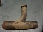 Beechcraft Baron 55 Aircraft Rt Side Center Exhaust Stack Pipe Flange. Fixed Price $124.95.