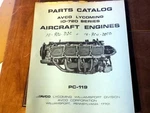 Lycoming IO-720-D1CD & Engine Parts Manual. Fixed Price $91.69.