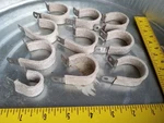 Lot Of 10 Adel Pratt & Whitney Canada PT6 Turbine Engine Clamps High Temp Usa. Fixed Price $44.10.