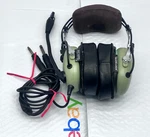 David Clark H10-13.4 Aviation Headset Microphone Dual Ga Plugs Over Headphones. Fixed Price $144.99.