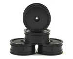 De Racing "borrego" 2.2 1/10 Buggy Front Wheels (4) (B6/RB6) (black). Fixed Price $13.56.