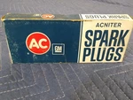Set Of Vintage Gm Nos CR43N Acniter Spark Plugs 5613289. Fixed Price $19.99.