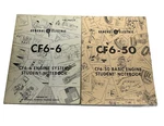 General Electric CF6-6 CF6-50 Engine Student Notebooks Lot Of 2. Fixed Price $51.90.