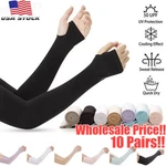 10PAIRS Cooling Arm Sleeves Cover Uv Sun Protection Sports Outdoor For Women. Fixed Price $8.88.
