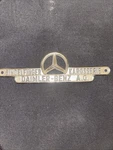 Mercedes-benz Sindelfinger Karosserie Daimler-benz Body Plate. Fixed Price $95.00.