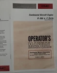 Continental Aircraft Engine 0-300 & Series Operators Manual 1967-REPRODUCTION. Fixed Price $12.00.