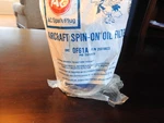 25010623 Ac OF-61A Aircraft Oil Filter (new Old Stock). Fixed Price $33.00.