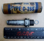 1952 Wrama Type C26S Aviation Military Aircraft Spark Plug T.0.03-5E-1. Fixed Price $9.90.