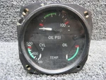 C662019-0101 Cessna 18C452-1 Oil Pressure And Temperature Indicator. Fixed Price $84.00.
