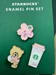 Starbucks Exclusive Cherry Blossom Sakura Enamel Set Limited Edition. Fixed Price $27.95.