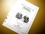 Bendix Scintilla SB6RN-8, SB6RN-10, SF6LN-8, SF6RN-8 And SF6LN-12 Parts Booklet. Fixed Price $90.02.