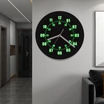 Aircraft Aviation Gauges Led Lighting Wall Clock Remote Control Luminous. Fixed Price $23.61.