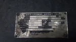 Avco Lycoming Model IGSO-480-A1A6 Airplane/aircraft Motor/engine Data Tag Only. Fixed Price $374.95.