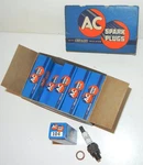 Vintage Box Of Ac Spark Plugs 104 Nos. Fixed Price $50.00.