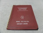 Lycoming Model IGO-540-B1A Twin Commander Aircraft Engine Parts Catalog. Fixed Price $69.95.