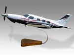 Piper PA-46-350P Malibu Mirage Desk Wood Airplane New Model Small Scale 1/48. Fixed Price $213.18.