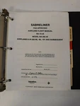 Sabreliner Model NA-72-25 NA-265-40 Airplane Flight Manual Approved Date 5/7/92. Fixed Price $32.20.